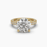 5 Carat Solitaire Round Diamond Dynasty Ring