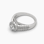 Round Cut Centre Solitaire Diamond Ring