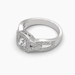 Round Diamond Centre Solitaire Ring
