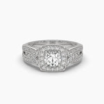 Round Diamond Centre Solitaire Ring
