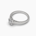 Love's Embrace Solitaire Diamond Ring