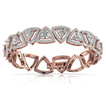 7.2 Carat Trillion Diamonds Bracelet
