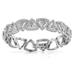 7.2 Carat Trillion Diamonds Bracelet