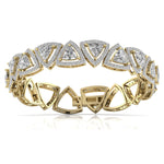 7.2 Carat Trillion Diamonds Bracelet
