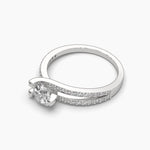 Round Cut Diamond Solitaire Ring For Her