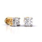 0.8 Carat Each Round Diamonds Studs