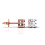 0.8 Carat Each Round Diamonds Studs