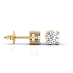 0.8 Carat Each Round Diamonds Studs