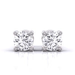 0.8 Carat Each Round Diamonds Studs