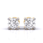 0.8 Carat Each Round Diamonds Studs