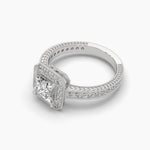 Princess Diamond Centre Solitaire Ring