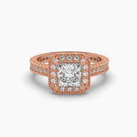Princess Diamond Centre Solitaire Ring
