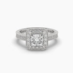 Princess Diamond Centre Solitaire Ring