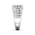Abstract Cluster Diamond Ring
