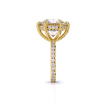 5.5 Carat Accented Engagement Dimaond Ring