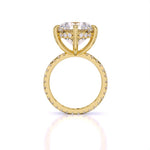 5.5 Carat Accented Engagement Dimaond Ring