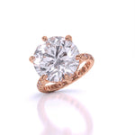 5.5 Carat Accented Engagement Dimaond Ring
