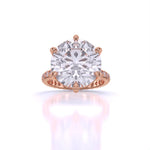 5.5 Carat Accented Engagement Dimaond Ring