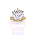 5.5 Carat Accented Engagement Dimaond Ring