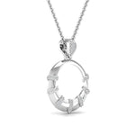 Minimalist Lab Diamond Circle Pendant