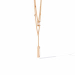 Baguette and Square Diamond Necklace