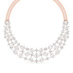 Baguette & Round Diamond Necklace