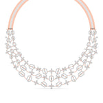 Baguette & Round Diamond Necklace