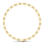 Baguette & Round Shape Diamonds Bangle