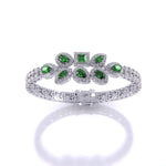 Green Glow Diamond Bracelet