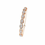 Minimalist Pave Diamond Chain Bracelet