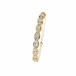 Minimalist Pave Diamond Chain Bracelet