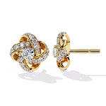 Twirl Shine Diamond Studs