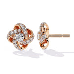 Twirl Shine Diamond Studs