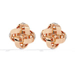 Twirl Shine Diamond Studs