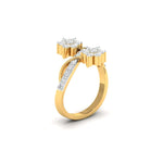 Diamond Floral Cluster Ring