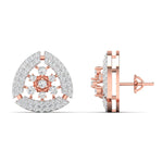 Brilliant Diamond Cluster Earrings