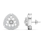 Brilliant Diamond Cluster Earrings