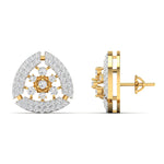 Brilliant Diamond Cluster Earrings
