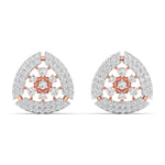Brilliant Diamond Cluster Earrings