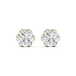2 Carat Each Rosette Diamond Studs