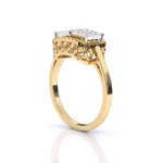 Brisa Square Halo Dimaond Ring
