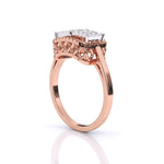 Brisa Square Halo Dimaond Ring