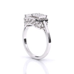 Brisa Square Halo Dimaond Ring