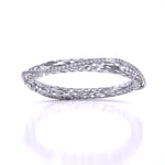 Carol Trellis Diamonds Bangle Pair