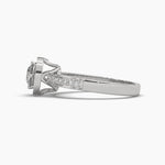 Round Casual Solitaire Diamond Ring