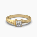 Fancy Princess Shape Diamond Ring
