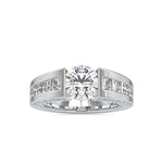 2 Carat Round Solitaire Diamond Ring
