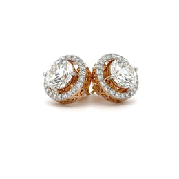 Centre Solitaire Diamond Earrings
