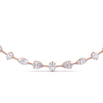 Solitaire Round & Fancy Shape Diamond Necklace