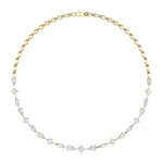Solitaire Round & Fancy Shape Diamond Necklace
